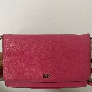 MICHAEL KORS Pebbled Leather Convertible Crossbody Bag